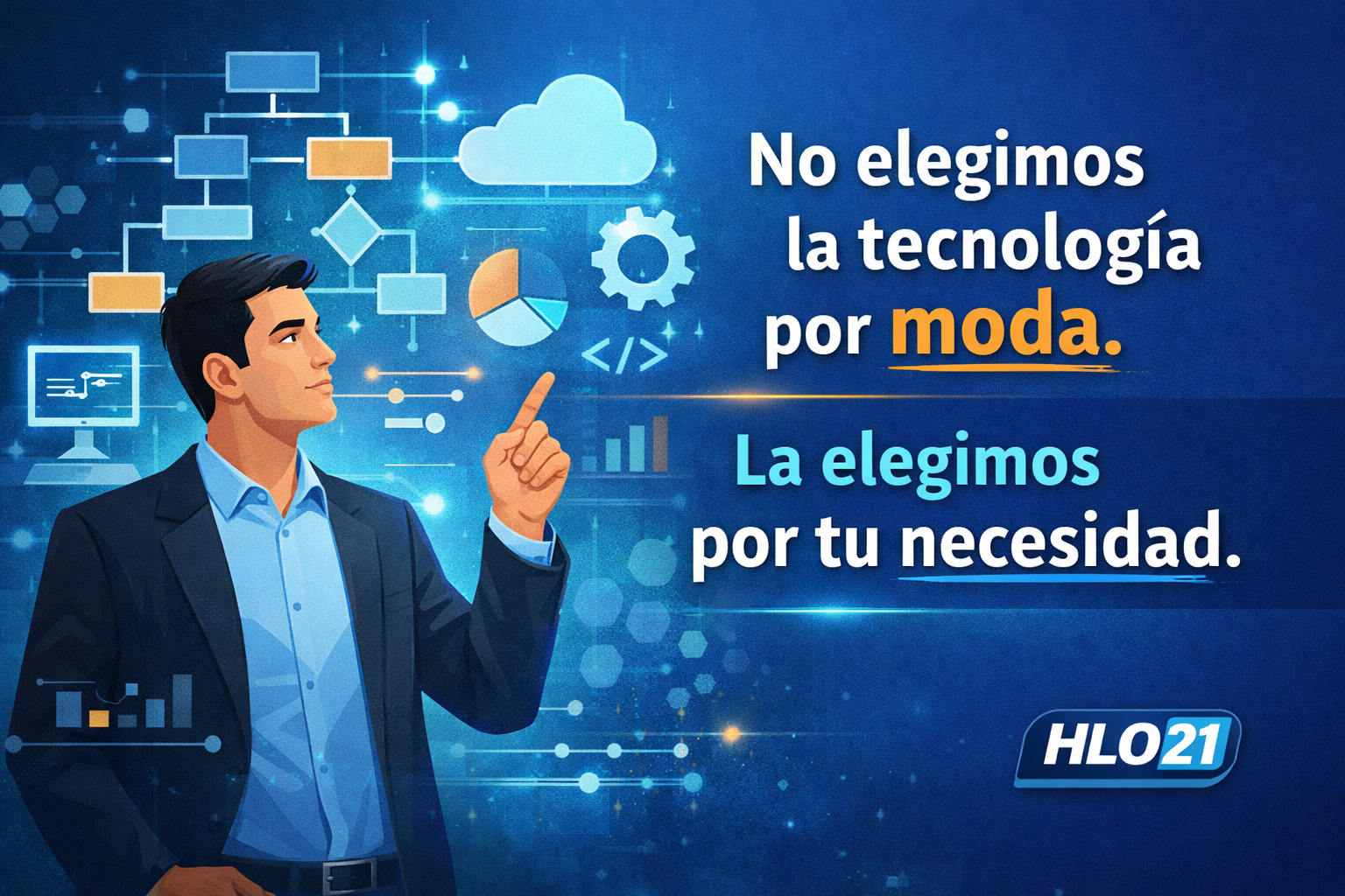 ¿Por qué en HLO21 elegimos la tecnología según tu necesidad y no por moda?