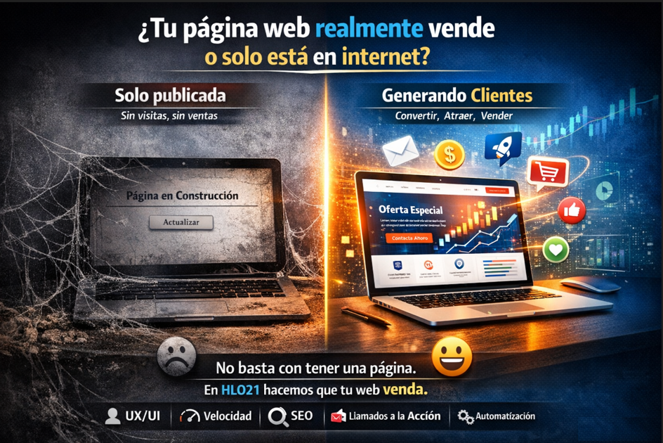 ¿Tu página web realmente vende o solo está en internet?