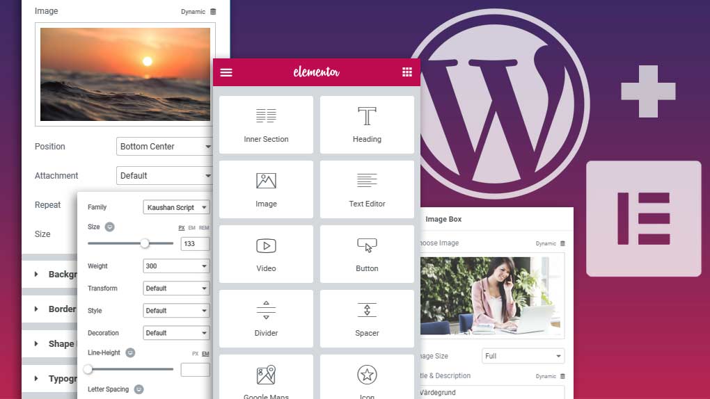 Elementor.  Elementos para tema